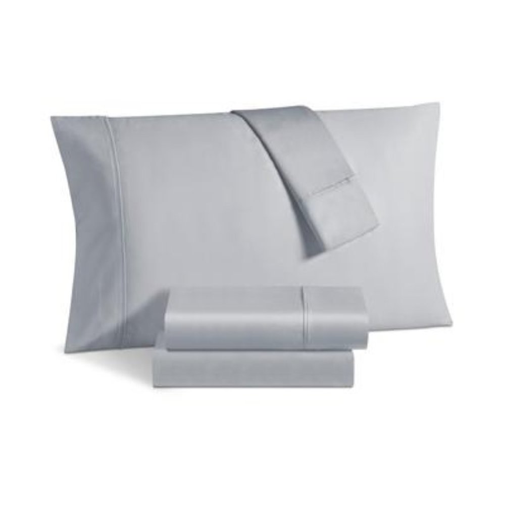 *CLEARANCE*  Fairfield Square Solid Sateen 6PC Q light gray